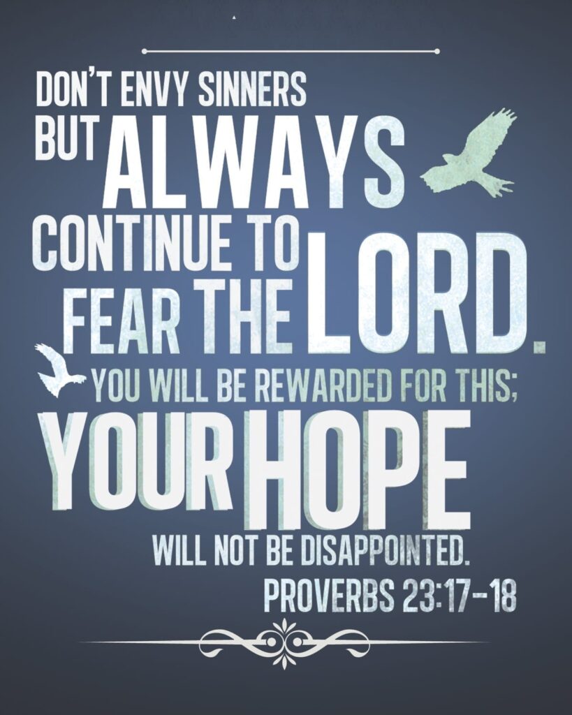 Day 23 — When Envy Knocks on Your Door